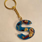 Alphabet Letter Resin Keyring - Custom - EpoxyCore - [shop_type] 