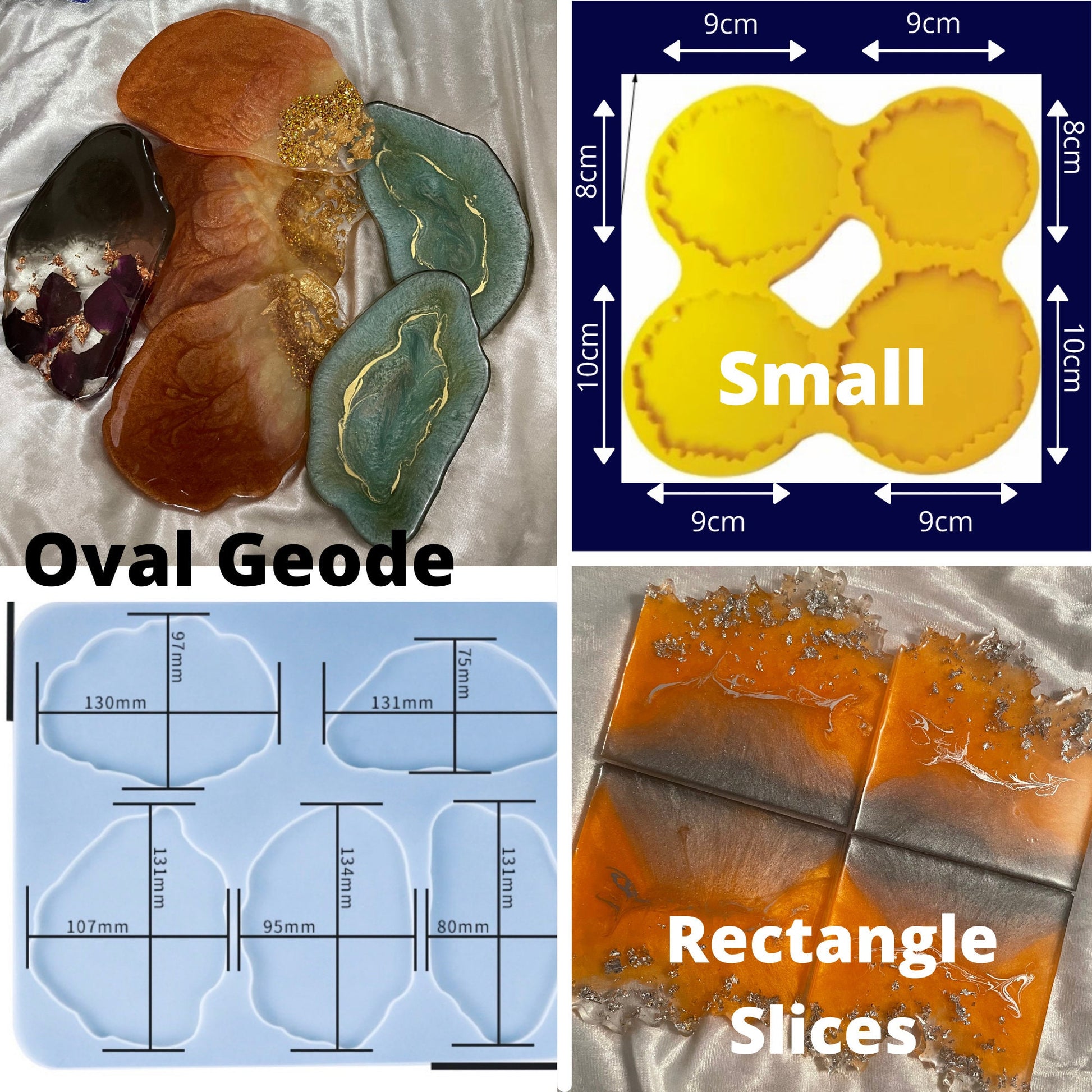 Oval Resin Placemats and Coasters - Custom - EpoxyCore - [shop_type] 