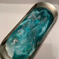 Oval Silver Metal Resin Trinket Tray - Custom - EpoxyCore - [shop_type] 