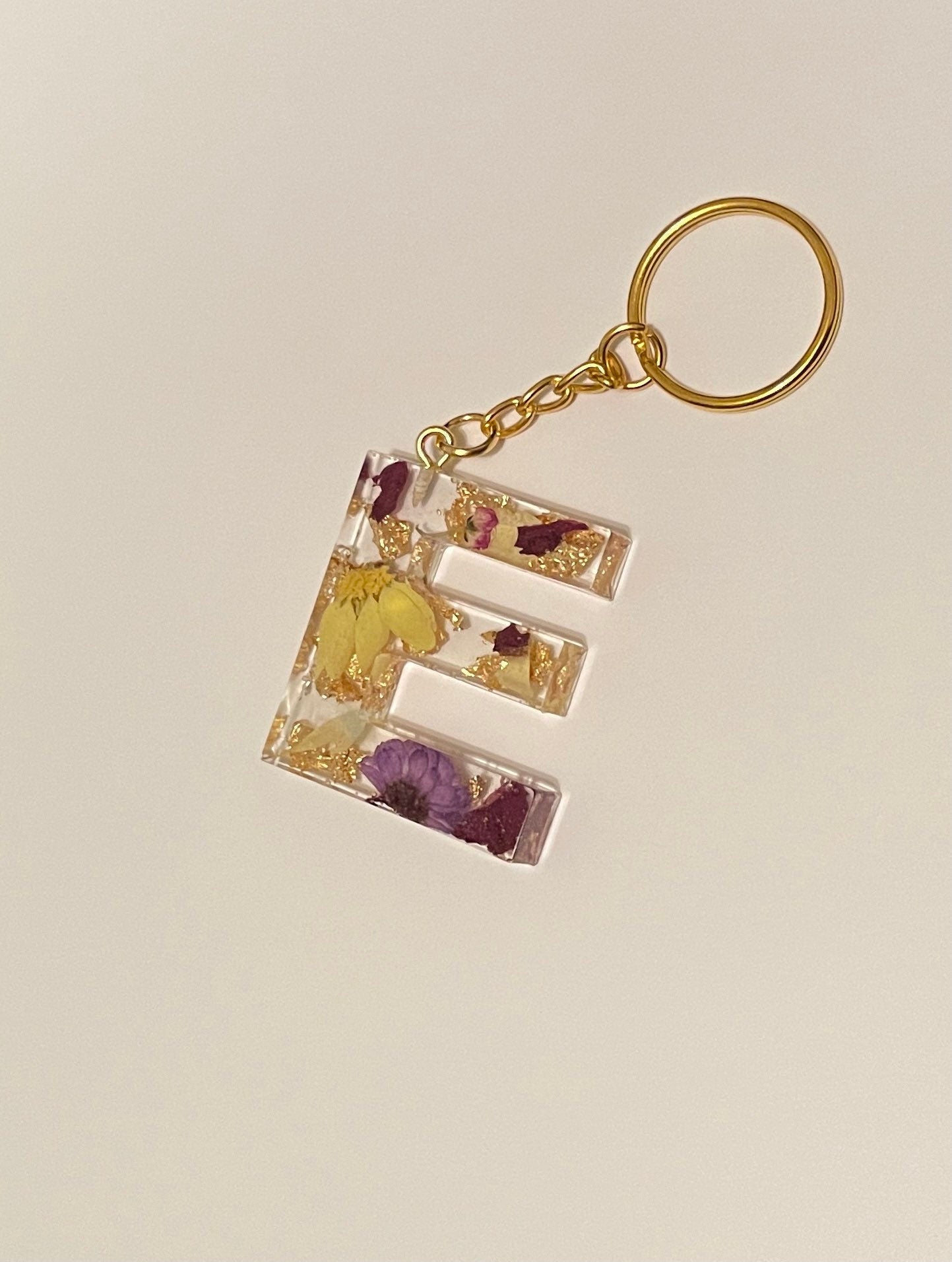 Alphabet Letter Resin Keyring - Custom - EpoxyCore - [shop_type] 