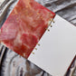 Red, White and Gold A5 Refillable Resin Notebook - EpoxyCore - [shop_type] 