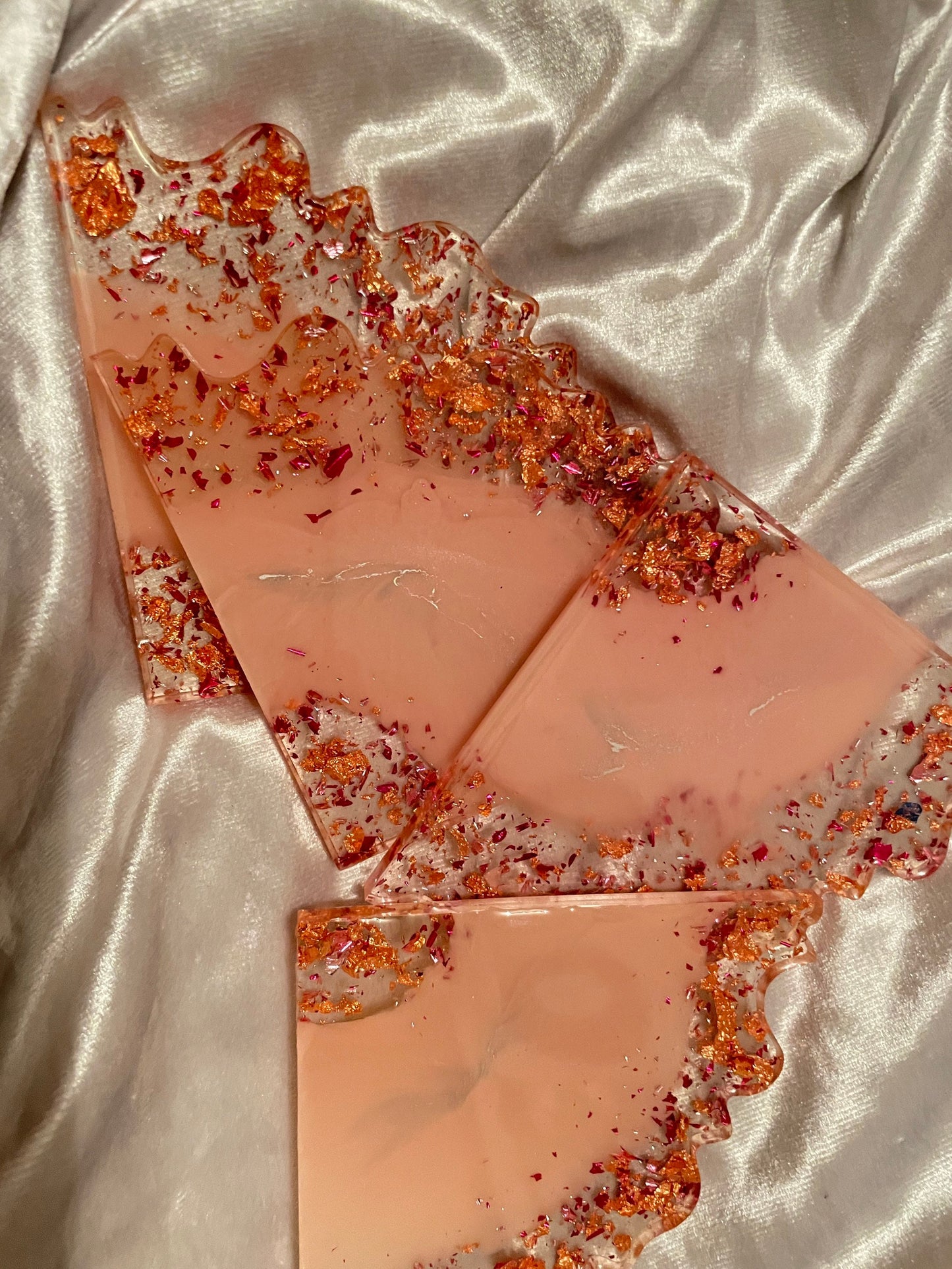 Triangle Slice Agate Resin Coasters - Custom - EpoxyCore - [shop_type] 