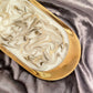 Oval Gold Metal Resin Trinket Tray - Custom - EpoxyCore - [shop_type] 