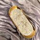 Oval Gold Metal Resin Trinket Tray - Custom - EpoxyCore - [shop_type] 