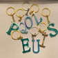 Alphabet Thin Letter Resin Keyring - Custom - EpoxyCore - [shop_type] 