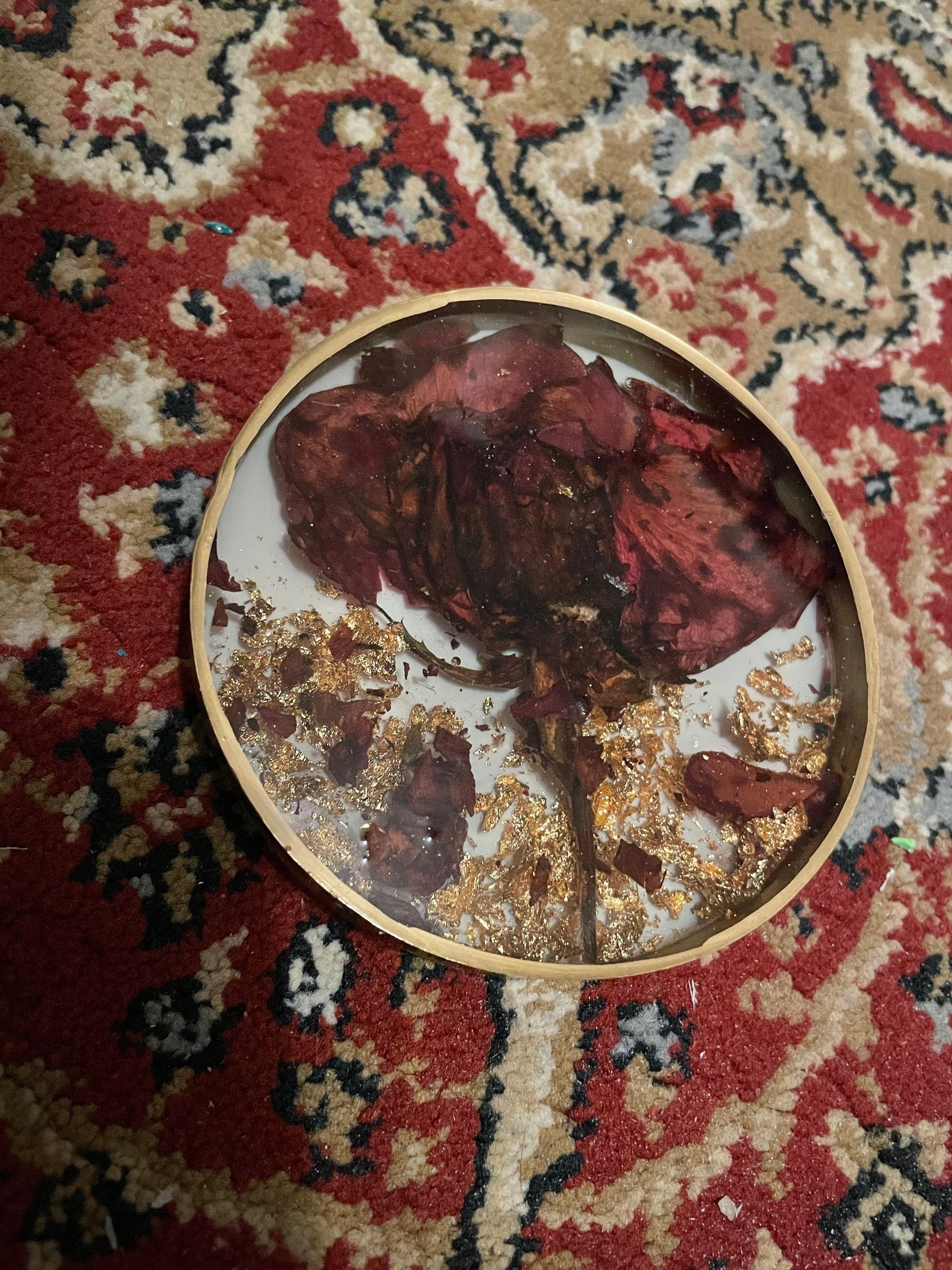 Preserved Florals Round Resin Coasters - Custom - EpoxyCore - [shop_type] 