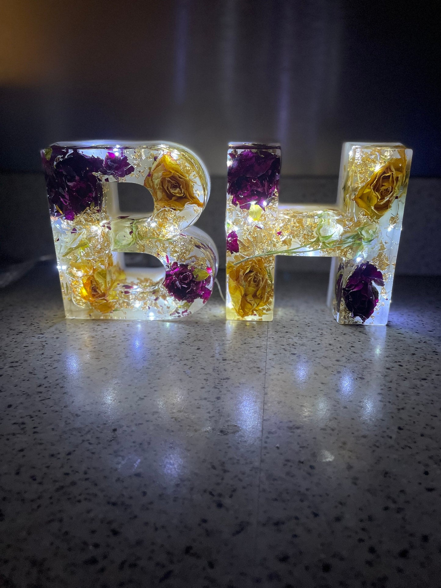 Large Resin Letter Decor - Custom - EpoxyCore - [shop_type] 