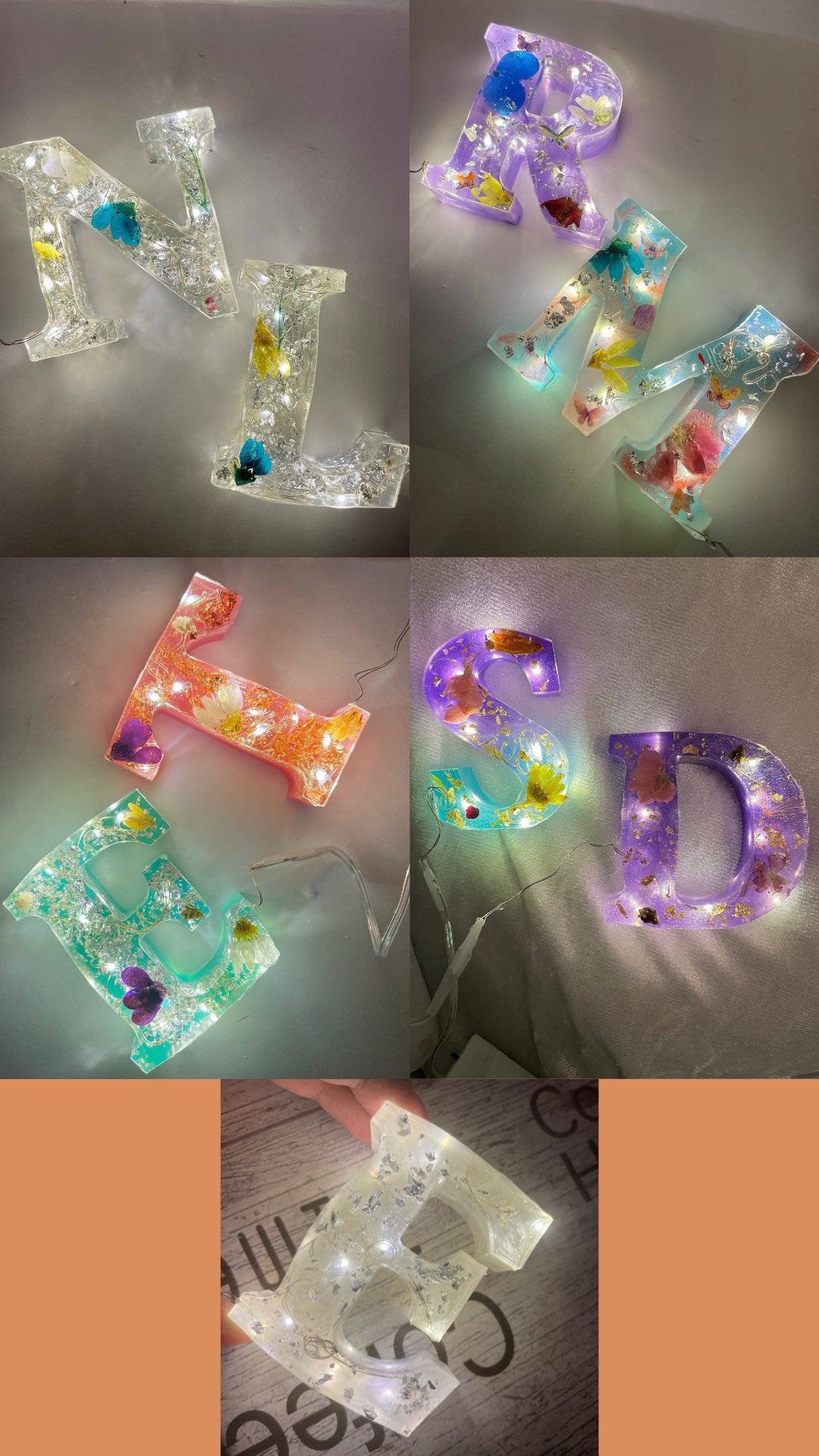 Small Resin Letter Decor - Custom - EpoxyCore - [shop_type] 