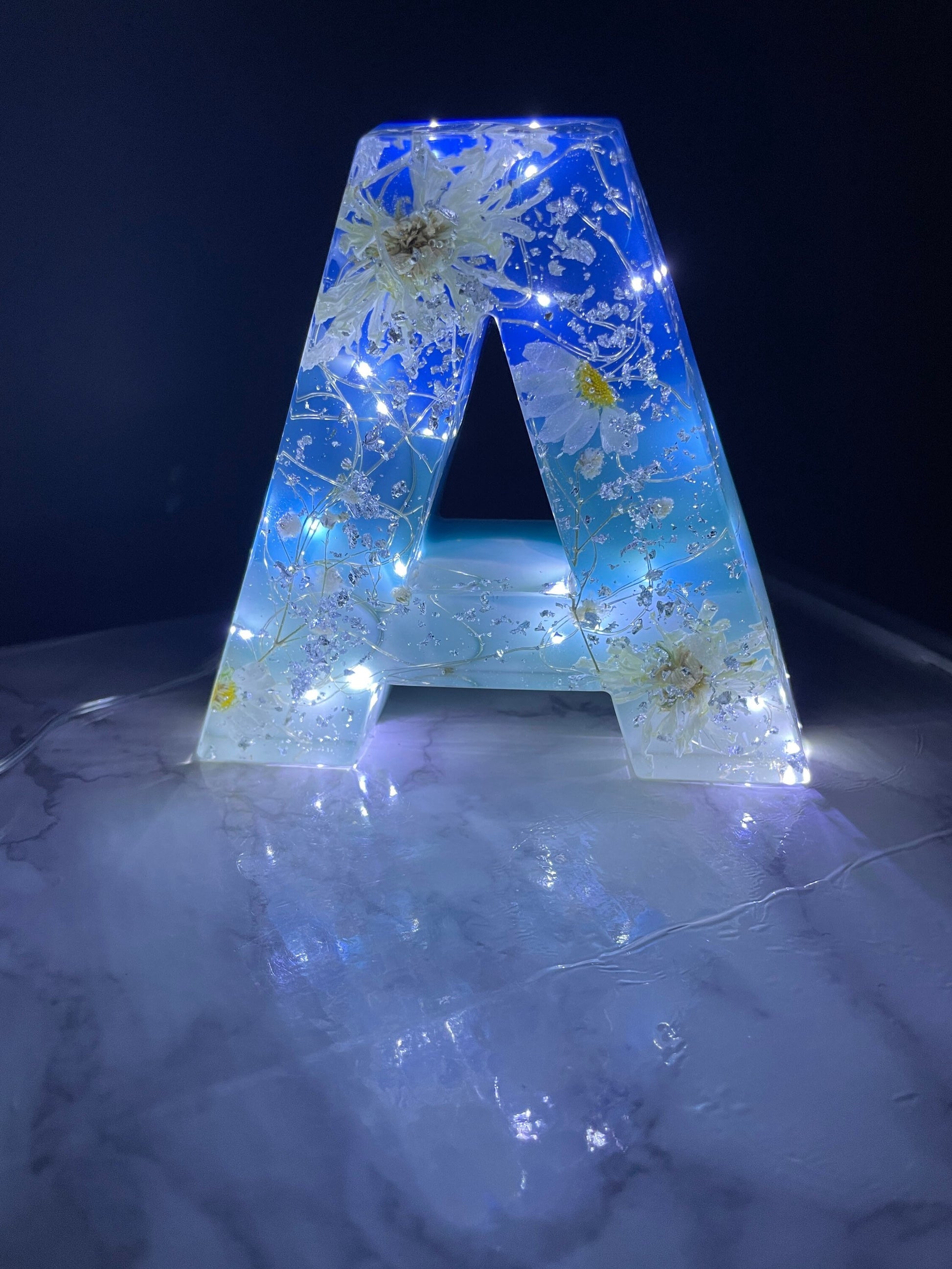 Large Resin Letter Decor - Custom - EpoxyCore - [shop_type] 