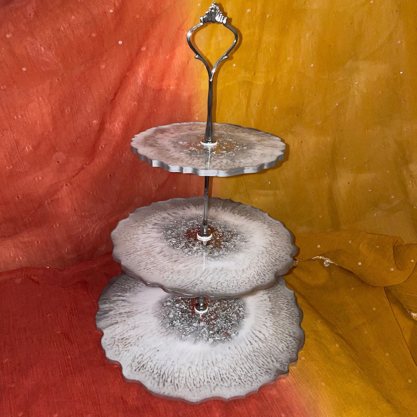 Three Tier Resin Cake Stand - Custom - EpoxyCore - [shop_type] 