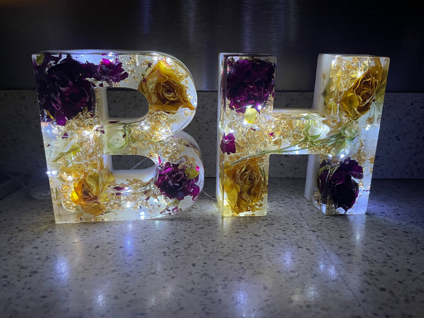 Large Resin Letter Decor - Custom - EpoxyCore - [shop_type] 