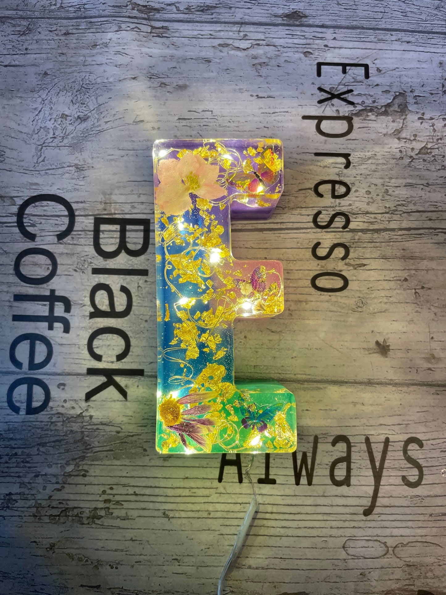 Medium Resin Letter Decor - Custom - EpoxyCore - [shop_type] 