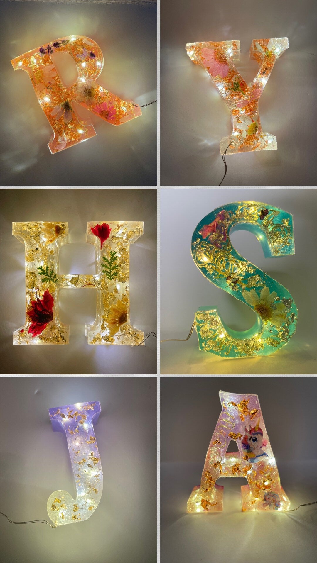 Small Resin Letter Decor - Custom - EpoxyCore - [shop_type] 