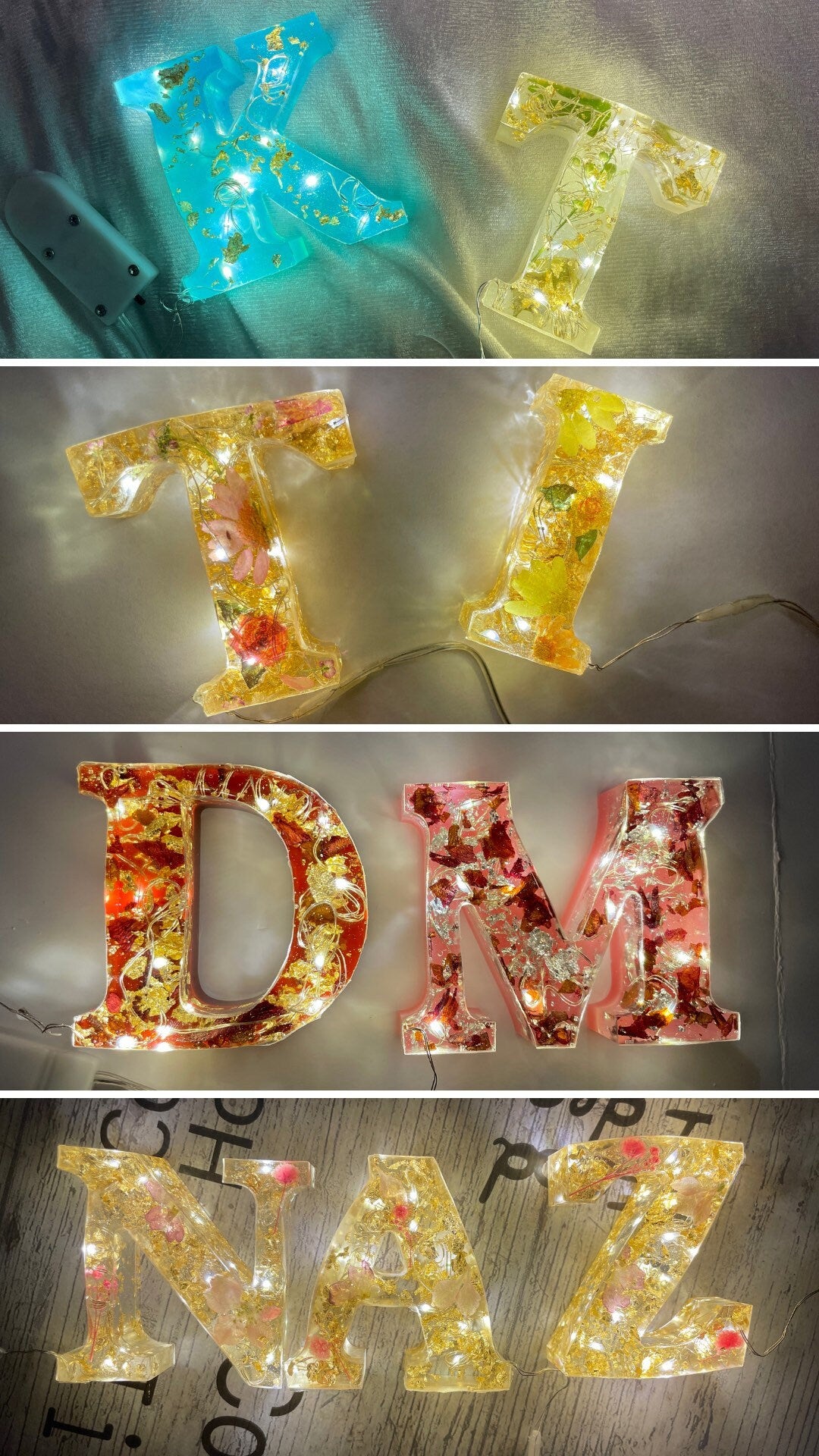 Small Resin Letter Decor - Custom - EpoxyCore - [shop_type] 