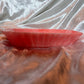 Red and White Marble Rectangle Pleated Resin Trinket Tray - EpoxyCore - [shop_type] 