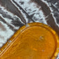 Orange with SIlver Flakes Oval Resin Trinket Tray - EpoxyCore - [shop_type] 