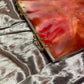 Red, White and Gold A5 Refillable Resin Notebook - EpoxyCore - [shop_type] 