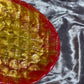 Red and Gold Pineapple Resin Trinket Tray - EpoxyCore - [shop_type] 