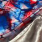 Blue, Red and White Crackle Oval Resin Trinket Tray - EpoxyCore - [shop_type] 