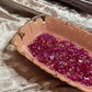 Pink with Pink Flakes Rectangle Pleated Resin Trinket Tray - EpoxyCore - [shop_type] 