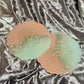 Baby Blue and Baby Pink with Sequins Coasters - Set of 2 - EpoxyCore - [shop_type] 