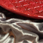 Glossy Red with White Pineapple Resin Trinket Tray - EpoxyCore - [shop_type] 