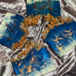 Blue and White with Rose Gold - Set of 4 - EpoxyCore - [shop_type] 