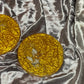 Gold and Clear Resin Coasters - Set of 2 - EpoxyCore - [shop_type] 