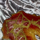 Deep Red, Gold and Glitter Geode Resin Placemat - EpoxyCore - [shop_type] 