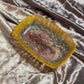 Gold, Pink and Clear with Silver Flakes Rectangle Pleated Resin Trinket Tray - EpoxyCore - [shop_type] 