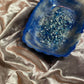 Blue and Silver Marble with Silver and Blue Flakes and Glitter Rectangle Pleated Resin Trinket Tray - EpoxyCore - [shop_type] 