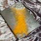 Orange and Silver A5 Refillable Resin Notebook - EpoxyCore - [shop_type] 