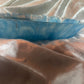Blue and Clear with Silver Flakes Rectangle Pleated Resin Trinket Tray - EpoxyCore - [shop_type] 
