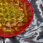 Red and Gold Pineapple Resin Trinket Tray - EpoxyCore - [shop_type] 