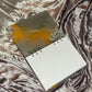 Orange and Silver A5 Refillable Resin Notebook - EpoxyCore - [shop_type] 