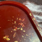 Blue and Clear with Silver Flakes Rectangle Pleated Resin Trinket Tray - EpoxyCore - [shop_type] 