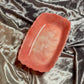 Red and White Marble Rectangle Pleated Resin Trinket Tray - EpoxyCore - [shop_type] 