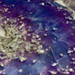 Purple and Blue Clear Effect with Silver Flakes Geode Resin Placemat - EpoxyCore - [shop_type] 