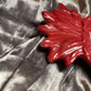 Glossy Red with White Pineapple Resin Trinket Tray - EpoxyCore - [shop_type] 